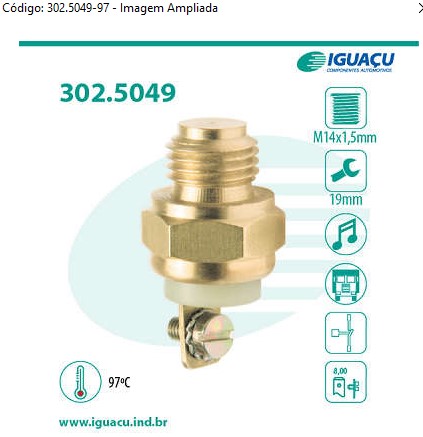 IG504997 SENSOR DE TEMPERATURA DE AGUA (EC8049)
