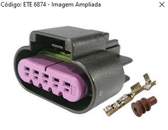 ETE6874 KIT CHICOTE 5VIAS ELETROV.VIDRO.ELET.AGILE FEMEA