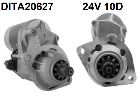 DITA20627 MOTOR DE PARTIDA DENSO KOMATSU PA CARREG.24V 10D 4.5KW