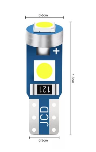 TP20C LED T5 1 LED PINGUINHO BASE FIBRA CANCELLER LUZ VERMELHA