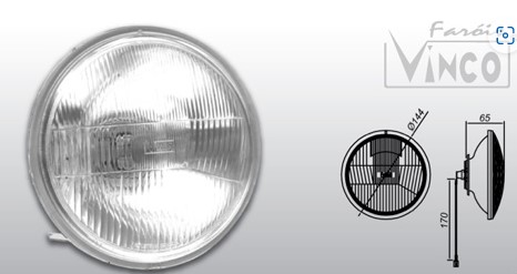 VBO4000 BLOCO FAROL H4 (SUB. SEALED BEAM 4000 PEQUENO)