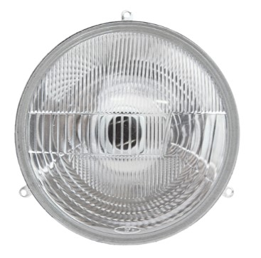 FL046SL BLOCO FAROL P/H4 REDONDO 3ORELHAS S/VIGIA ONIBUS CAIO/MASCARELLO 180MM