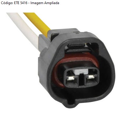 ETE5416 CHICOTE 2VIAS BICO INJ.DENSO/SENS.TEMPERATURA HILUX 