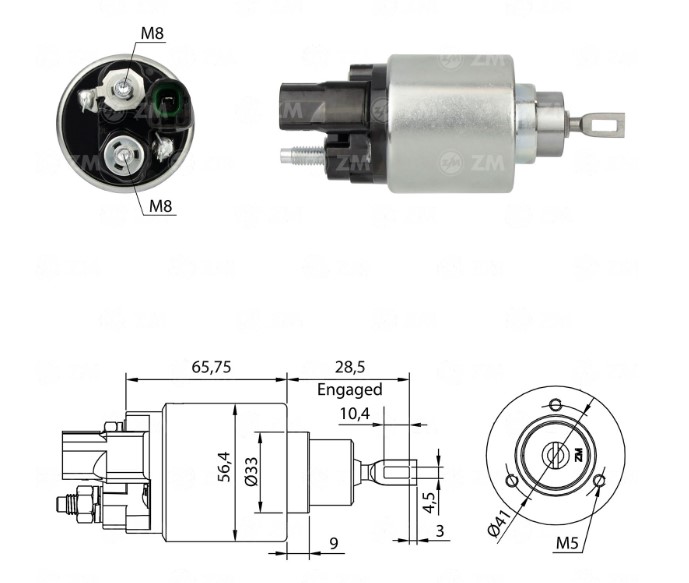 INTACTO93978 AUTOMATICO PT. BOSCH HILUX 12V ZM3978 