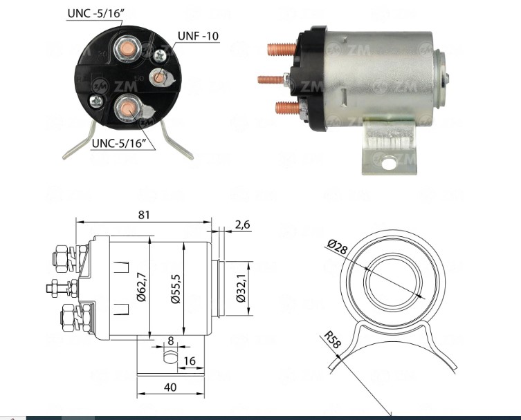 INTACTO90501 AUTOMATICO PT. BOSCH PERKINS 12V ZM501