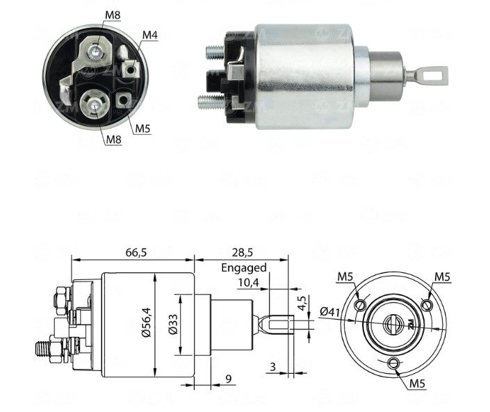 INTACTO90571 AUTOMATICO PT. BOSCH FORD/VW/AGRALE TDS.78> ZM571