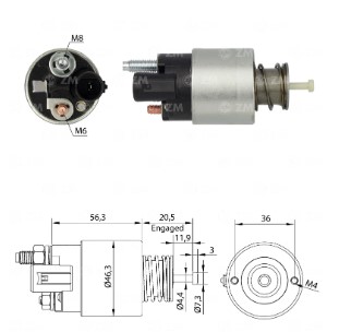 INTACTO90261 AUTOMATICO PT. DELCO REMY ONIX/MONTANA/COBALT/PRISMA ZM261