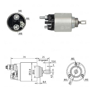 INTACTO92381 AUTOMATICO PT. BOSCH JUMPER/DUCATO/BOXER 12V 3FUROS ZM2381