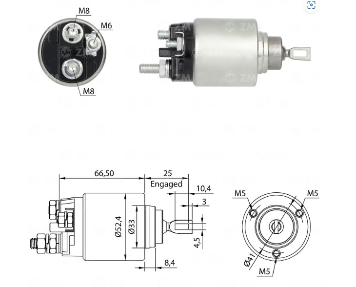 INTACTO95382 AUTOMATICO PT. BOSCH ARGO/BRAVO/PALIO/RENEGADE 12V ZM5382