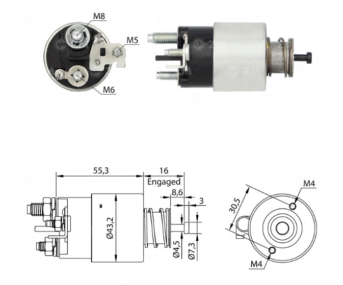 INTACTO98391 AUTOMATICO PT. VALEO DUSTER/OROCH/MASTER ZM8391