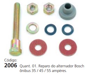 EDA2006 REPARO ALT. BOSCH MB 35A 45A 55A DA PONTE RETIF.