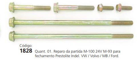 EDA1828 REPARO PARAF. P/FECHAMENTO PART. M100R / M93R (1PÇ)