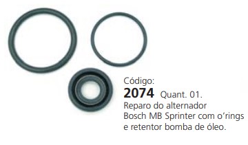 EDA2074 REP. RETENTOR ALT. S10/SPRINTER C/B.OLEO C/ANEIS (01JG)