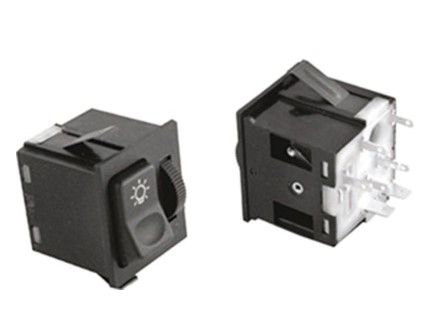 K3040105 CHAVE DE LUZ MB 96>C/REOSTATO  24V.