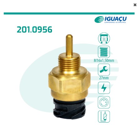 IG0956 SENSOR DE TEMPERATURA DE AGUA 