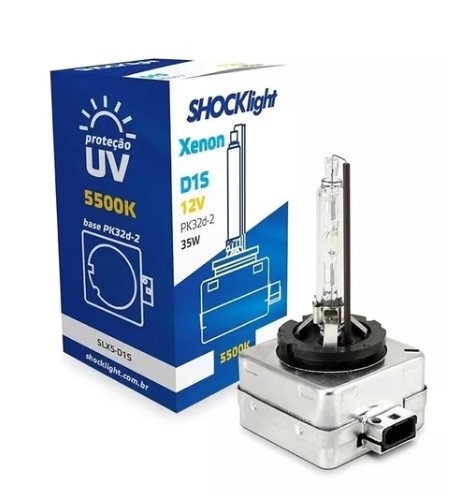 SLX5D1S LAMPADA XENON SERIES D1S 12V 5500K SHOCKLIGHT (UN)