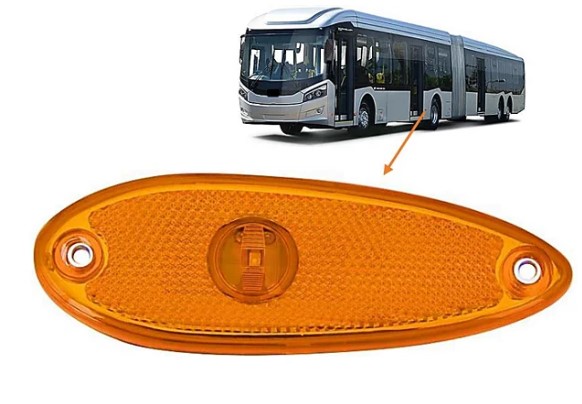 SL803102 LANTERNA LED LATERAL ONIBUS POLO/MASCARELLO/CAIO 24V 