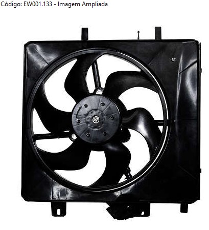 EW001133 ELETROVENTILADOR CITROEN C2/C3 C/AR 6PAS (C/DEFLETOR) MT.101MM 322MM