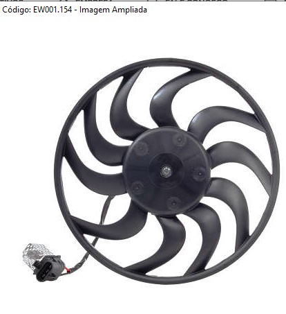 EW001154 ELETROVENTILADOR AGILE/MONTANA C/AR 10PAS MT.138MM 367MM 