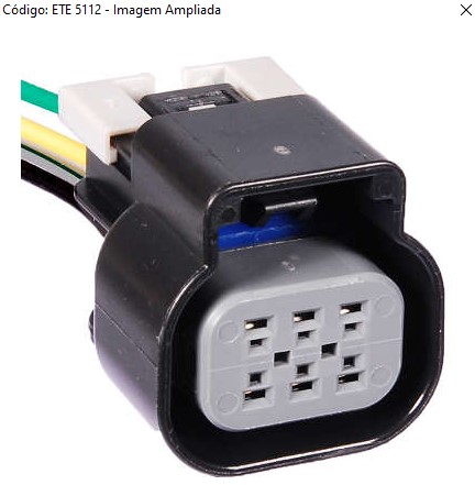 ETE5112 CHICOTE 6VIAS CORPO BORBOLETA GM 