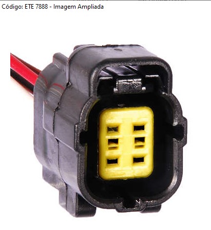 ETE7888 CHICOTE 4VIAS SONDA LAMBDA/PEDAL ACELERADOR FEMEA