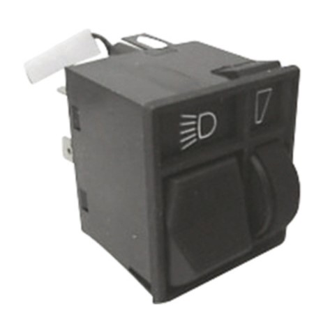 K4201010 CHAVE DE LUZ PAMPA/DEL REY 5T C/REOSTATO LED AZUL