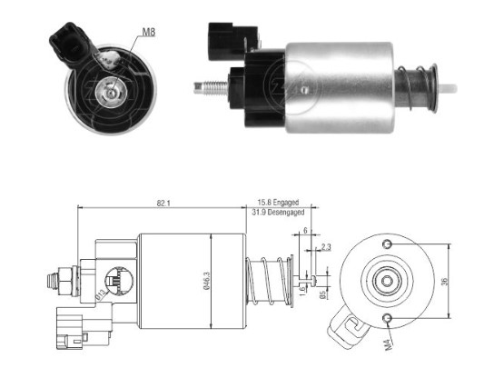 ZM3665 AUTOMATICO PT. DENSO TOYOTA ETIO/YARES  