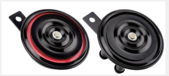 BUZ0002 BUZINA 12V DUPLA PAQUERINHA 420HZ 2T.