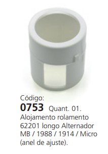 EDA0753 ANEL AJUSTE ROL.62201 BOSCH (LONGO) MB 