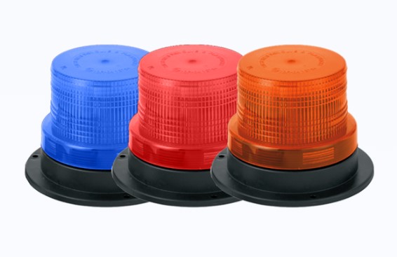 LTG3002V GIROFLEX LED 20W 40LEDS VERMELHO C/STROBO 12/24V (FIX. IMÃ)
