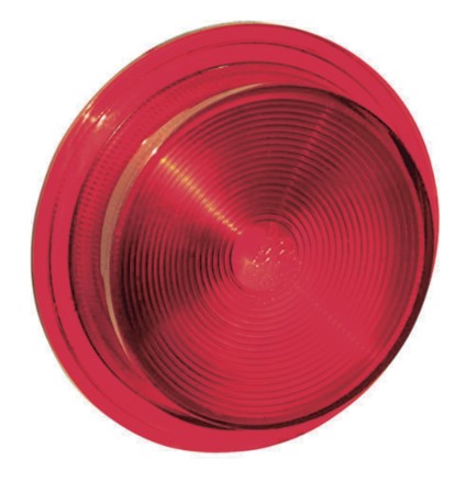PL05252103 LENTE LANTERNA BOJUDA ALTA VERMELHA 