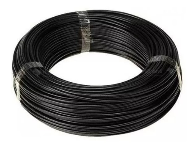 10952 FIO INSTALACAO 4.00MM PRETO (RL 50 METROS)