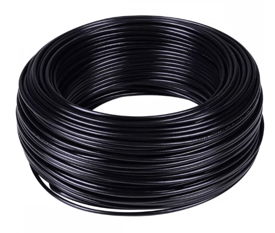 10957 FIO INSTALACAO 6.00MM PRETO (RL 20 METROS)