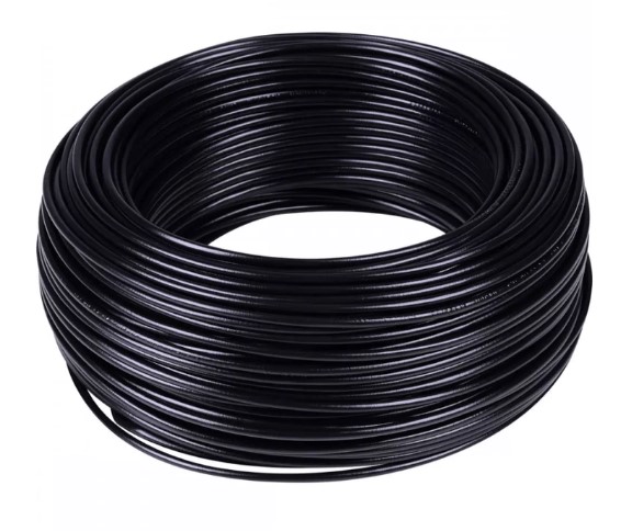 10958 FIO INSTALACAO 6.00MM PRETO (RL 50 METROS)