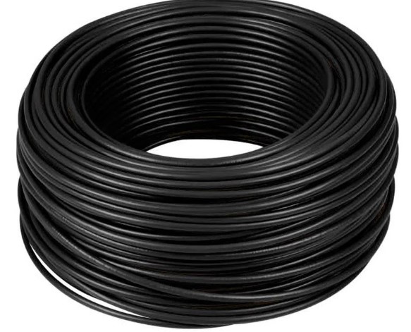 CAU010PT FIO INSTALACAO 1.00MM PRETO (C/100MTS) (BC CABOS) 