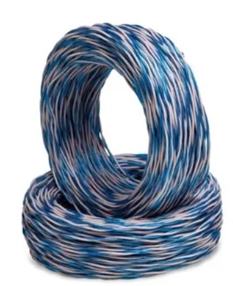 FIO CRISTAL 2X1.50 P/SOM (BC CABOS) AZUL CCA014CRAZ (C/100MTS)