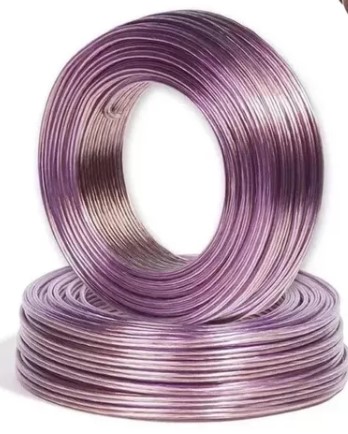 FIO CRISTAL 2X2.50 P/SOM (BC CABOS) ROXO CCA014CRRX (C100MTS)