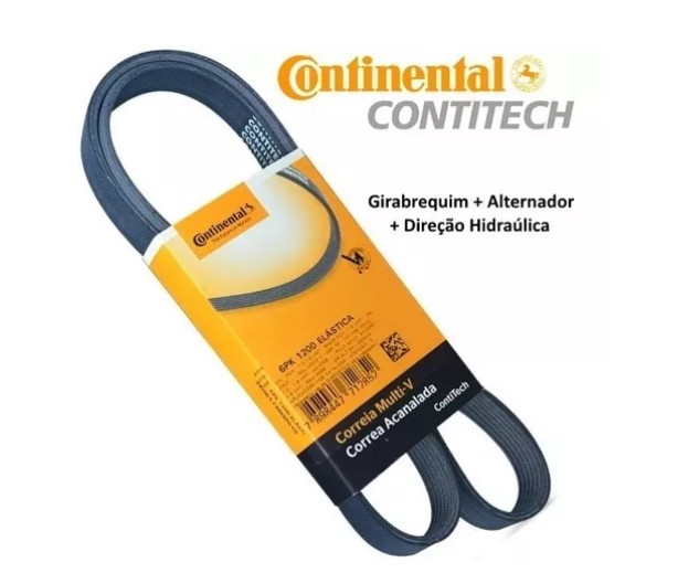 6PK1200E CORREIA ALTERNADOR GOL G5/FOX ELASTICA (CONTINENTAL) 