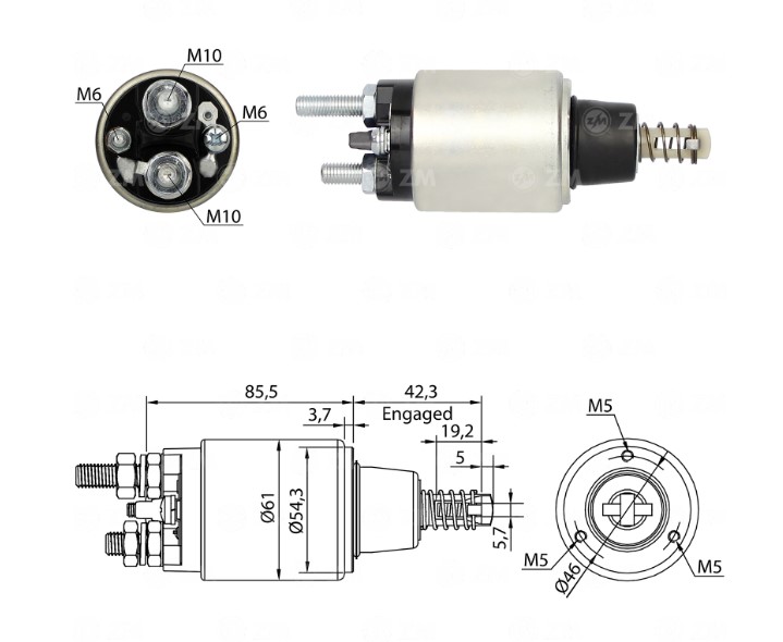 INTACTO93536 AUTOMATICO PT. BOSCH FORD CARGO MODERNO 24V ZM3536