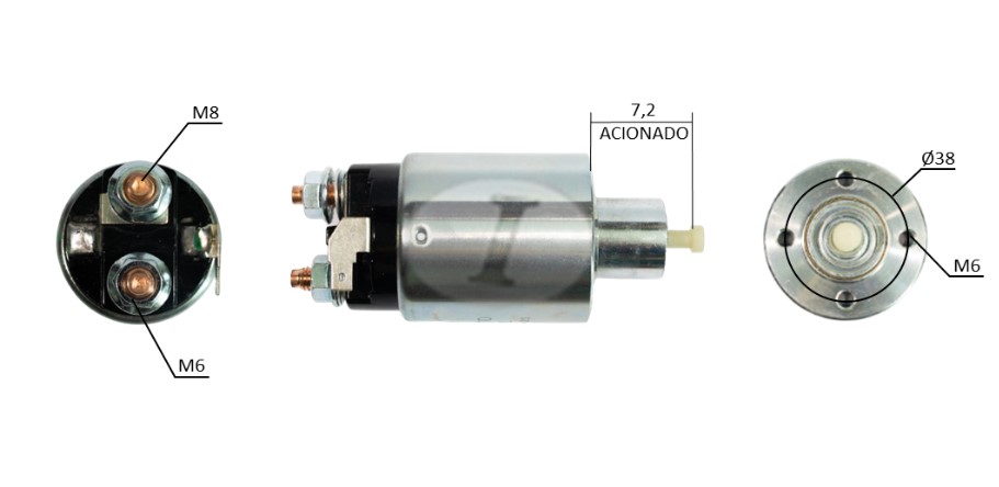 INTACTO90791 AUTOMATICO PT. MITSUBISHI HYUNDAI 12V ZM791 (SUB ZM2392) 