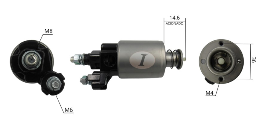 INTACTO92665 AUTOMATICO PT. DENSO GRAND SIENA/PALIO/JEEP 12V ZM2665