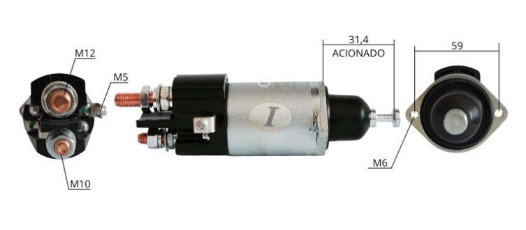 INTACTO93898 AUTOMATICO PT. MITSUBISHI MB AXOR 24V ZM3898 