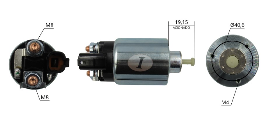 INTACTO99860 AUTOMATICO PT. DELCO REMY CAPTIVA/SPORTAGE/AZZERA/PEUGEOT 206 ZM9860 ((OBS 3 FUROS))