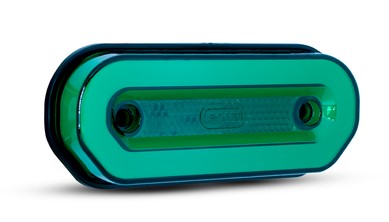 PRD060 LANTERNA LATERAL CARRETA OVAL (OLOGO) LED VERDE