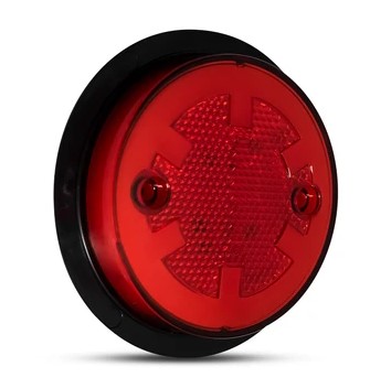 PRD055 LANTERNA LED FOGUINHO (BOJUDA) 85MM ABA LARGA VERMELHA