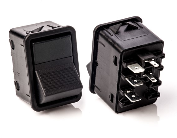 K3833142 INTERRUPTOR TECLA MB >88 1 POSIÇÃO PRETO 5T 