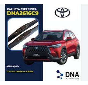 DNA2616C9 PALHETA 26/16" ESPECIFICA CONEXAO C9 (GANCHO) (HONDA/HYUNDAI/TOYOTA)