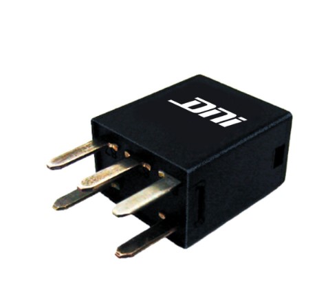 DNI8112 RELE MINI AUXILIAR 12V 5T 30/20A GM/CATERPILLAR C/RESISTOR 