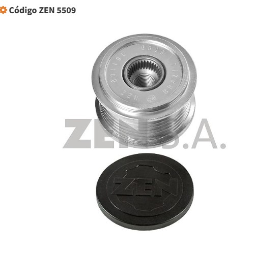 ZEN5509 POLIA RODA LIVRE P/ ALTERNADOR 