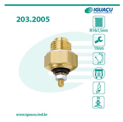 IG2005 SENSOR SENSOR TEMP. INDICADOR PAINEL (EC8022C)